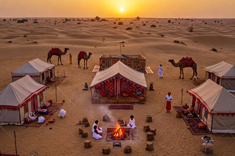 Khuri Desert Camp - Chauffeur India Tours